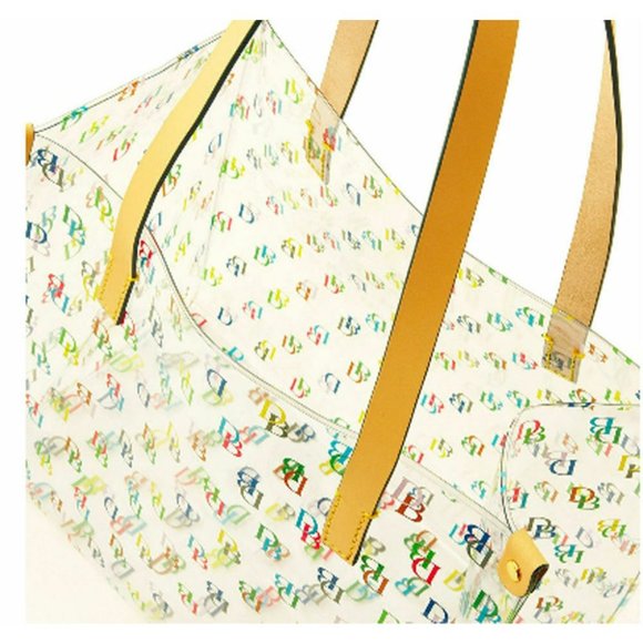 NWT Dooney Bourke Clear IT Medium Shopper Bag Purse Tote - Picture 2 of 3